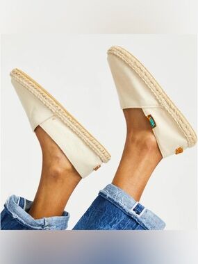 Ubuntu Life Natural Classic Canvas Espadrilles Slip On Shoes Women’s Size 9